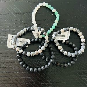 Bundle of brand new buckle bracelets